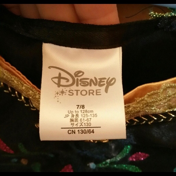 Authentic Disney Ana costume SZ 7/8 - Picture 4 of 4